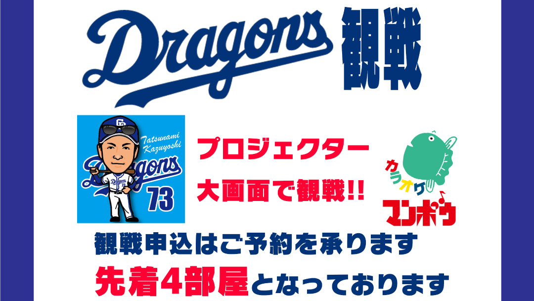 中日ドラゴンズ試合観戦